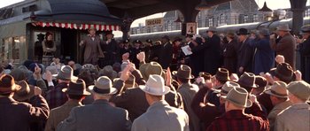 Movie still from “Seabiscuit” (2003), directed by Gary Ross – Wide shot, High angle