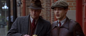 Movie still from “Seabiscuit” (2003), directed by Gary Ross – Medium shot, Low angle