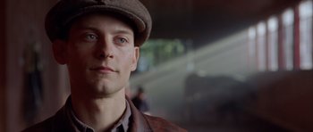 Movie still from “Seabiscuit” (2003), directed by Gary Ross – Close Up shot, Low angle