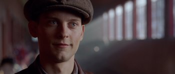 Movie still from “Seabiscuit” (2003), directed by Gary Ross – Close Up shot, Low angle