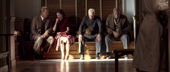 Movie still from “Seabiscuit” (2003), directed by Gary Ross – Wide shot, Low angle