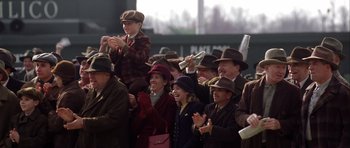 Movie still from “Seabiscuit” (2003), directed by Gary Ross – Wide shot, Low angle