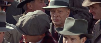 Movie still from “Seabiscuit” (2003), directed by Gary Ross – Close Up shot, Over the shoulder angle