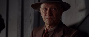 Movie still from “Seabiscuit” (2003), directed by Gary Ross – Close Up shot, Low angle