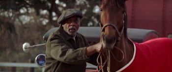 Movie still from “Seabiscuit” (2003), directed by Gary Ross – Close Up shot, Low angle
