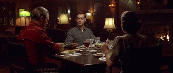 Movie still from “Seabiscuit” (2003), directed by Gary Ross – Medium shot, Over the shoulder angle