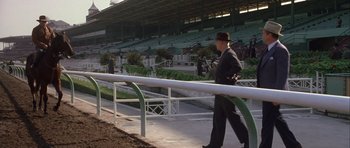 Movie still from “Seabiscuit” (2003), directed by Gary Ross – Extreme Wide shot, High angle
