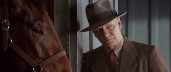 Movie still from “Seabiscuit” (2003), directed by Gary Ross – Close Up shot, Low angle