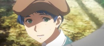 Movie still from “Violet Evergarden: The Movie” (2020), directed by Taichi Ishidate – Extreme Close Up shot, High angle