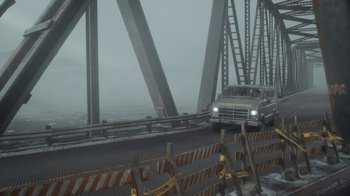 Movie still from “Wendell & Wild” (2022), directed by Henry Selick – Extreme Wide shot, High angle