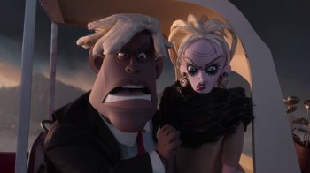 Movie still from “Wendell & Wild” (2022), directed by Henry Selick – Close Up shot, Low angle