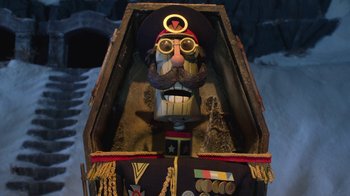 Movie still from “Wendell & Wild” (2022), directed by Henry Selick – Close Up shot, Low angle