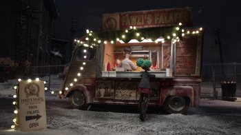 Movie still from “Wendell & Wild” (2022), directed by Henry Selick – Extreme Wide shot, High angle