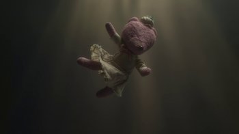 Movie still from “Wendell & Wild” (2022), directed by Henry Selick – Close Up shot, Overhead angle