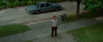 Movie still from “White Noise” (2022), directed by Noah Baumbach – Wide shot, High angle