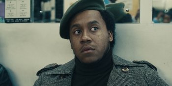 Movie still from “Small Axe” (2020), directed by Steve McQueen – Close Up shot, Low angle