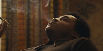 Movie still from “Small Axe” (2020), directed by Steve McQueen – Close Up shot, Low angle