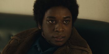 Movie still from “Small Axe” (2020), directed by Steve McQueen – Close Up shot, Over the shoulder angle