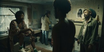 Movie still from “Small Axe” (2020), directed by Steve McQueen – Wide shot, High angle