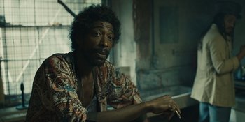 Movie still from “Small Axe” (2020), directed by Steve McQueen – Close Up shot, Low angle