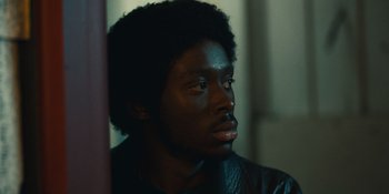 Movie still from “Small Axe” (2020), directed by Steve McQueen – Close Up shot, Low angle