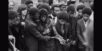 Movie still from “Small Axe” (2020), directed by Steve McQueen – Medium shot, High angle