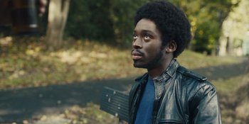 Movie still from “Small Axe” (2020), directed by Steve McQueen – Close Up shot, Over the shoulder angle