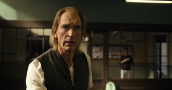 Movie still from “Yeh Ballet” (2020), directed by Sooni Taraporevala – A person with long blonde hair; Close Up shot, Over the shoulder angle