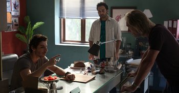 Movie still from “Yeh Ballet” (2020), directed by Sooni Taraporevala – Wide shot, High angle