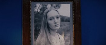 Movie still from “Solaris” (1972), directed by Andrei Tarkovsky – An old photo of a young woman in a frame; Close Up shot, Low angle