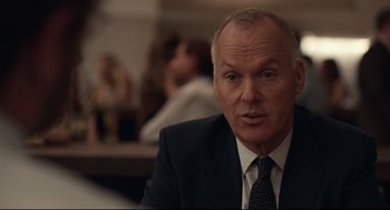 Movie still from “Spotlight” (2015), directed by Tom McCarthy – Close Up shot, Over the shoulder angle