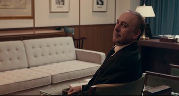 Movie still from “Spotlight” (2015), directed by Tom McCarthy – Medium shot, Over the shoulder angle