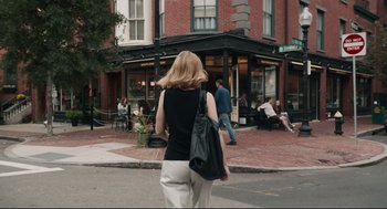 Movie still from “Spotlight” (2015), directed by Tom McCarthy – Wide shot, Over the shoulder angle