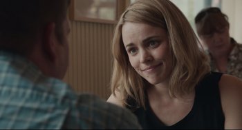 Movie still from “Spotlight” (2015), directed by Tom McCarthy – Close Up shot, Over the shoulder angle