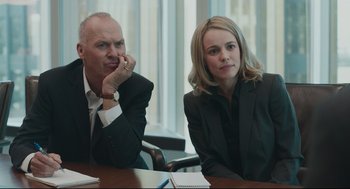 Movie still from “Spotlight” (2015), directed by Tom McCarthy – Close Up shot, Low angle