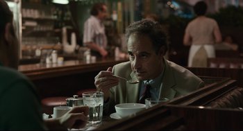 Movie still from “Spotlight” (2015), directed by Tom McCarthy – Medium shot, Over the shoulder angle