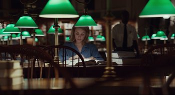 Movie still from “Spotlight” (2015), directed by Tom McCarthy – Medium shot, High angle