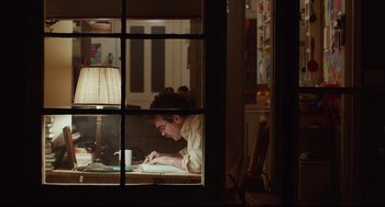 Movie still from “Spotlight” (2015), directed by Tom McCarthy – Medium shot, Over the shoulder angle