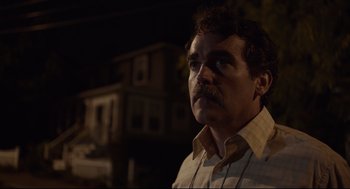 Movie still from “Spotlight” (2015), directed by Tom McCarthy – Close Up shot, Over the shoulder angle