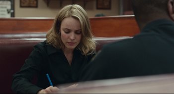 Movie still from “Spotlight” (2015), directed by Tom McCarthy – Close Up shot, Over the shoulder angle