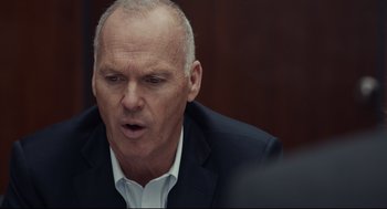 Movie still from “Spotlight” (2015), directed by Tom McCarthy – Close Up shot, Over the shoulder angle