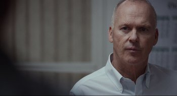 Movie still from “Spotlight” (2015), directed by Tom McCarthy – Close Up shot, Over the shoulder angle