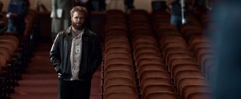 Movie still from “Steve Jobs” (2015), directed by Danny Boyle – Wide shot, Over the shoulder angle