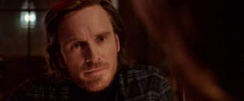 Movie still from “Steve Jobs” (2015), directed by Danny Boyle – Close Up shot, Over the shoulder angle