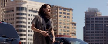 Movie still from “Steve Jobs” (2015), directed by Danny Boyle – Medium shot, Low angle