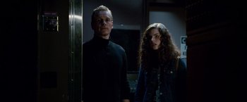 Movie still from “Steve Jobs” (2015), directed by Danny Boyle – Medium shot, Low angle