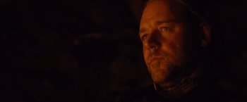 Movie still from “3:10 to Yuma” (2007), directed by James Mangold – A person looking at the camera; Close Up shot, Low angle