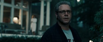 Movie still from “Body of Lies” (2008), directed by Ridley Scott – Close Up shot, Over the shoulder angle