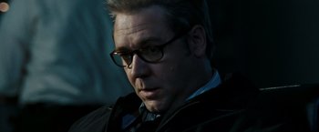 Movie still from “Body of Lies” (2008), directed by Ridley Scott – Close Up shot, Over the shoulder angle