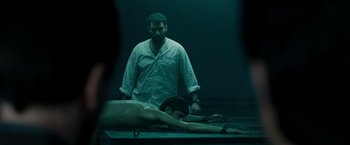 Movie still from “Body of Lies” (2008), directed by Ridley Scott – Medium shot, Over the shoulder angle